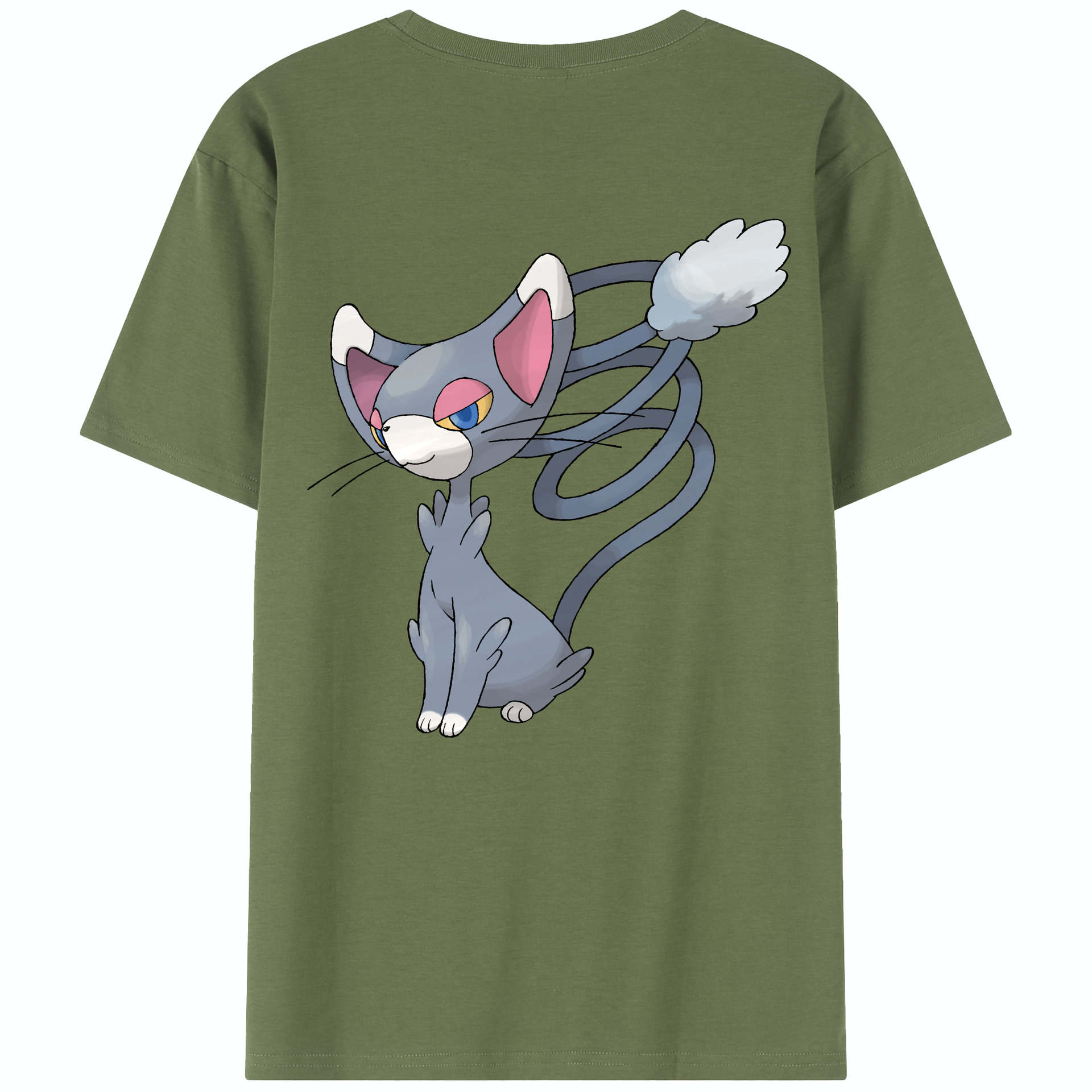 （画像用） ポケットモンスター Pokémon 綿100％半袖Tシャツ（背面プリント）